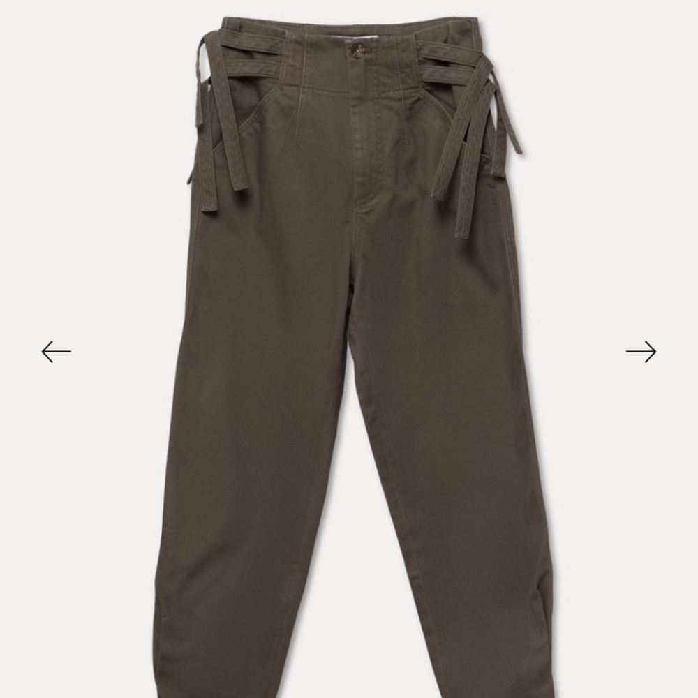 Something Navy Sydney Pant Olive - size 10